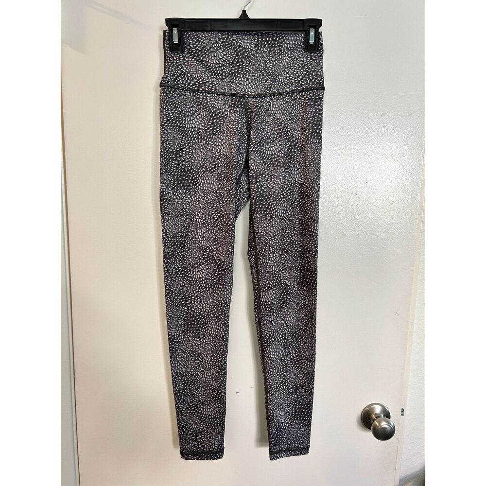 Aerie Small Patterned Leggings Full Length Activewear Compression